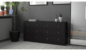 Черен скрин , 143 x 68 cm May - Tvilum