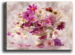 Картина за стена върху платно Цветя във ваза, 40 x 60 cm - Tablo Center