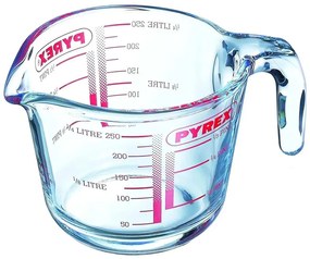 Стъклена мерителна кана PYREX 1 л