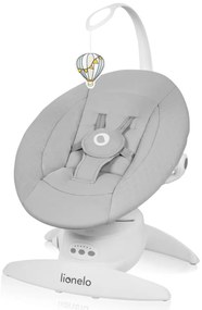 Lionelo - Бебешко шезлонгче с мелодия IRIS Сив бетон