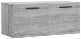 830106 vidaXL Стенен шкаф, сив сонома, 80x36,5x35 см, инженерно дърво