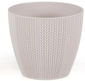 Пластмасова саксия "Sumela" 14xh12см 1,4л бежова SERINOVA-(SML2)