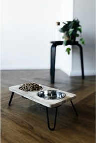 Дървен комплект купички с основа за куче Dog Fantasy – Plaček Pet Products