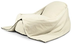 Кремав детски пуф от букле Cocoon 120 – SLOWDOWN