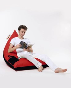 Градински пуф Pyramid Large Double Color Bed Pouf, цвят Червен
Черен