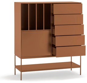 Шкафче в тухлен цвят 120x140x45 cm Platt – Teulat