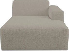 Светлокафяв модулен диван от букле (десен ъгъл) Roxy – Scandic