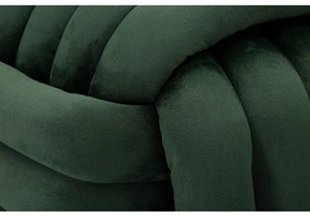 Зелена кадифена табуретка Softy – Mauro Ferretti