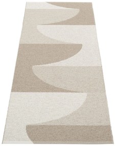 Бежова пътека за открито и закрито 70x180 cm Hill Dark Linen – Pappelina