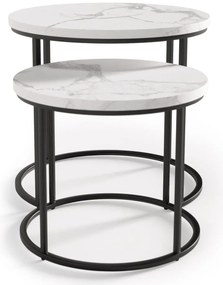 Комплект странични холни маси Ergo-Leuko Marmaro