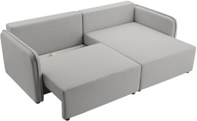 Ъглов диван Melody-Антрацит-Десен