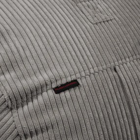 Пуф от рипсено кадифе в цвят горчица Roll 105 – SLOWDOWN