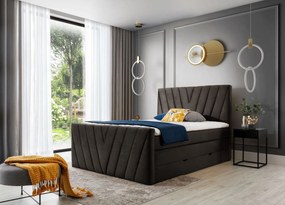 Тапицирано легло Alba-Kafe Skouro-140 x 200