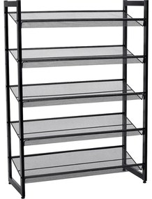 Шкаф за обувки ALVORO, черен