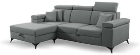 Ъглов разтегателен диван RICO mini, 254x93x170, caldo 17, ляв