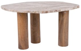 Масичка за кафе с мраморен плот 50x75 cm Organic - Leitmotiv