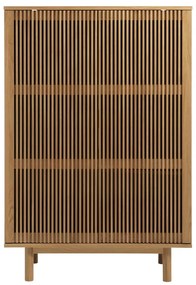 Шкафче от декор от дъб в естествен цвят 95x140 cm Tiber – Unique Furniture