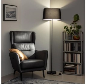 Brilagi - LED подова лампа CERIA 1xE27/40W/230V Ø 45 cm черна