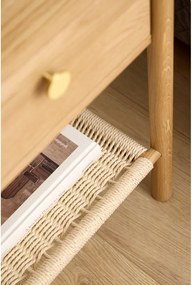 Нощно шкафче от декор от дъб в светло естествен цвят Monfort – Actona