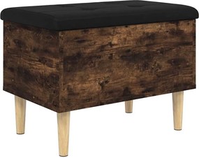 835072 vidaXL Пейка за съхранение, опушен дъб, 62x42x46 см, инженерно дърво