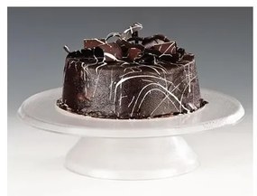 Alkan - Поликарбонатна поставка за торта въртяща прозрачна ф30см (ZCD 30-P-1)