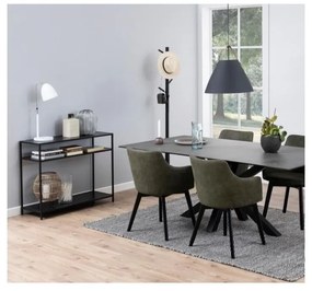 Черна конзолна маса 100x35 cm Seaford - Actona