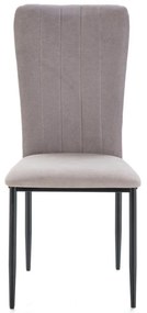 Светлосиви трапезни столове в комплект от 4 бр. Holly – Marckeric