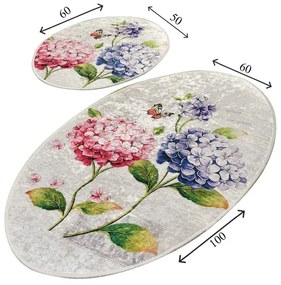 Килими за баня в комплект от 2 бр. 60x100 cm Ortanca – Foutastic