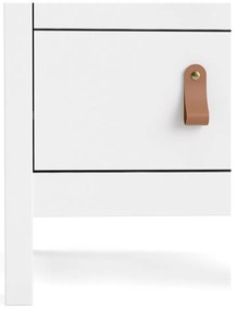 Бяло нощно шкафче Madrid - Tvilum