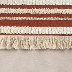 Памучно перде в тухлен и естествен цвят 140x240 cm Atlas – douceur d'intérieur