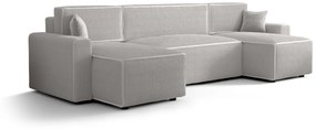 Разтегателен диван в П-образна форма MIRENA BIS, 301x90x140, poso 100