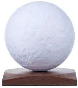 Тъмнокафява светлинна декорация с USB ø 12 cm Smart LunaSpin – Gingko