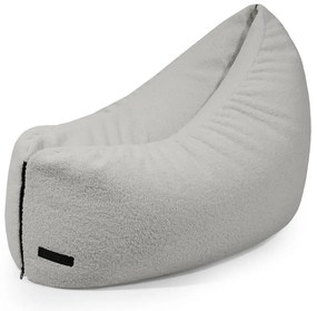 Светлосив детски пуф от букле Clip Clap 90 – SLOWDOWN