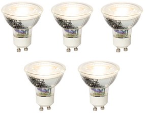 Комплект от 5 димируеми LED крушки GU10 5W 370lm 3000K