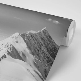 Фототапет – Заснежени черно-бели планини