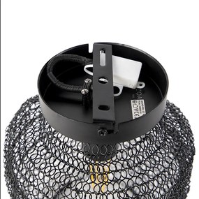 Ориенталска таванна лампа черна - Nidum Bene