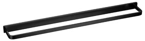 OMNIRES DA70216BL - Стенна закачалка за кърпи DARLING 61 см мат черна