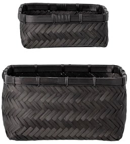 Бамбукови кошници в комплект от 2 бр. 24x24x12 cm Donia – Bloomingville