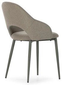 Зелени тапицирани трапезни столове в комплект 2 бр. Lia – Marckeric