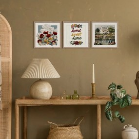 Картини в комплект 3 бр. 30x30 cm Sweet Home – Styler