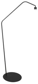 Модерна подова лампа черна с димер - Anne ZigZag