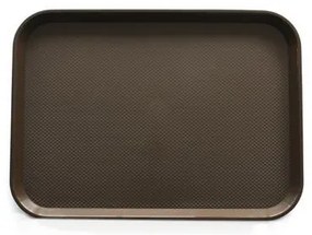 Horecano - Пластмасова табла за сервиране кафява 30x45,5x1см JW-A1218P