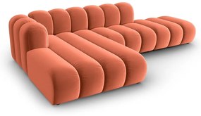 Розов ъглов диван (ляв ъгъл) Lupine – Micadoni Home