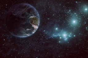 Тапет – Космос и земно кълбо