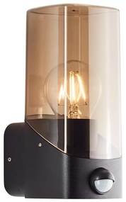 Brilliant - Екстериорен аплик със сензор MINOU 1xE27/10W/230V IP44