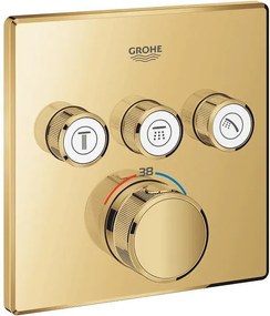 Grohtherm Smart Control, термостатен смесител за душ/вана с 3 извода