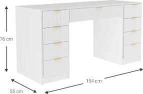 Тоалетка Allegro plus-Бяла