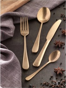 Прибори за хранене от неръждаема стомана 16 бр. в златист цвят Posate Old - Brandani