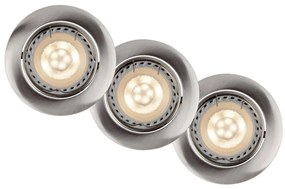 Lucide 11001/15/12 - К-кт 3x LED лампа за окачен таван FOCUS 1xGU10/5W/230V