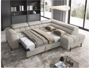 Ъглов диван Ferucce-Gkri Anoixto-Right